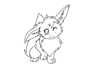 Pokemon Eevee Coloring Pages to Print 6tr7