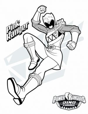Power Ranger Dino Force Coloring Pages for Kids – 57192