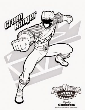 Power Ranger Dino Force Coloring Pages for Kids – 58931