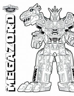 Power Ranger Dino Force Coloring Pages for Kids – 89121
