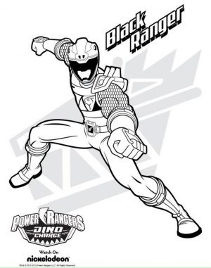 Power Ranger Dino Force Coloring Pages for Kids – 91218