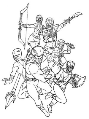 Power Rangers Coloring Pages Free 2jpi