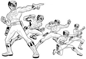 Power Rangers Coloring Pages Free 9iek