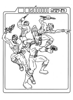 Power Rangers Coloring Pages for Kids 2wtm