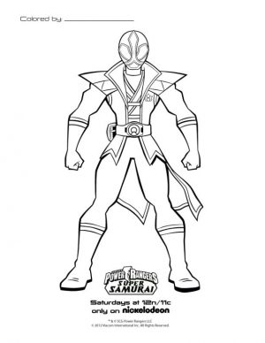 Power Rangers Coloring Pages for Kids 6sps