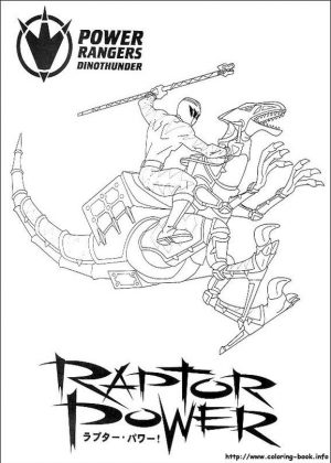 Power Rangers Dino Thunder Coloring Pages Printable