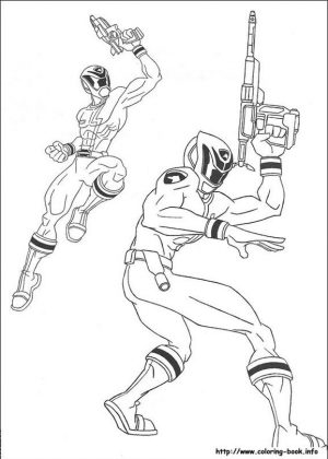 Power Rangers S.P.D. Coloring Pages Free Printable