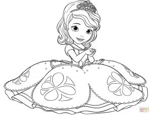 Princess Sofia the First Coloring Pages to Print Out for Girls – 72371