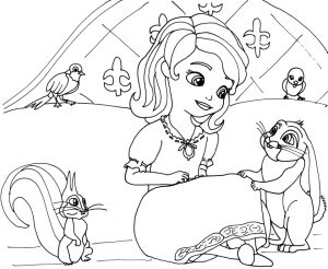 Princess Sofia the First Coloring Pages to Print Out for Girls – 78201