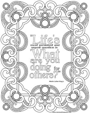 Printable Adult Coloring Pages Quotes Help Each Other
