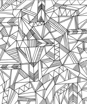 Printable Geometric Coloring Pages for Adults – 67381