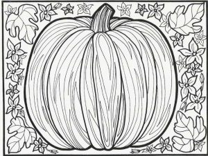 Pumpkin Coloring Pages for Adults Free – 316ca