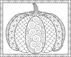 Pumpkin Coloring Pages for Adults Free – yvbf1