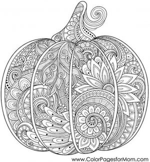 Pumpkin Coloring Pages for Adults Printable – 52184