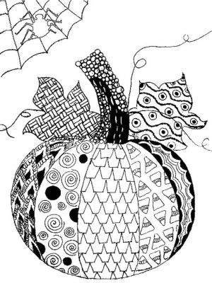 Pumpkin Coloring Pages for Adults Printable – 7cv41
