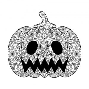 Pumpkin Coloring Pages for Adults to Print – 721jx