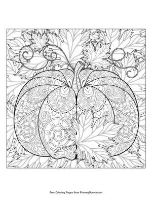 Pumpkin Coloring Pages for Adults to Print – ts412