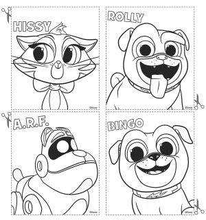 Puppy Dog Pals Coloring Pages Online 1fgh