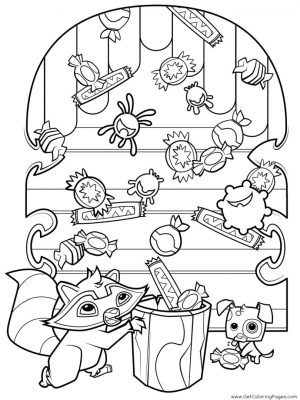 Raccoon Animal Jam Coloring Pages for Kids 6rcn