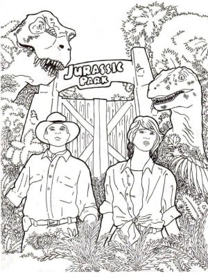 Realistic Jurassic World Coloring Pages 6rel