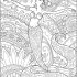Mermaid Adult Coloring Pages