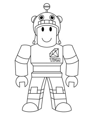Roblox Coloring Pages For Kids tdm6