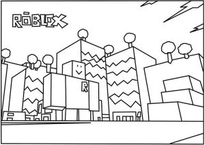 Roblox Coloring Pages Free bld6