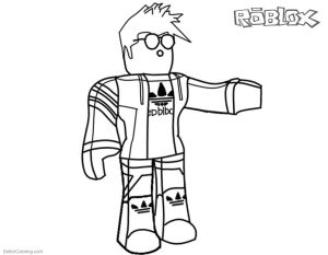 Roblox Coloring Pages Free nrd4