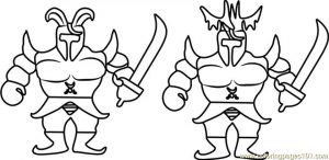 Royal Guards Undertale Coloring Pages for Kids ryg5