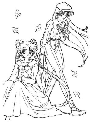 Sailor Moon Coloring Pages for Girls Casual Outfit
