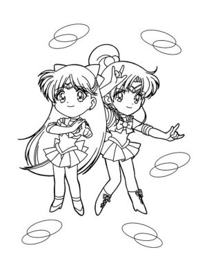 Sailor Moon Coloring Pages for Girls Chibi Sailor Moon