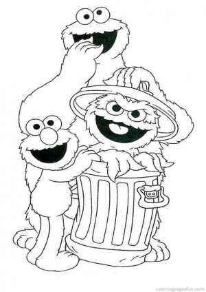 Sesame Street Coloring Pages Free Printable – 67290