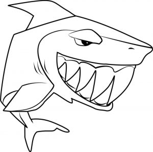 Shark Animal Jam Coloring Pages Free for Kids 3shk