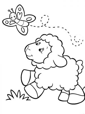 Sheep coloring pages free – bdu8q