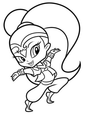 Shimmer and Shine Coloring Pages brt2