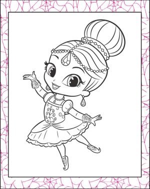 Shimmer and Shine Coloring Pages for Girls nhg3