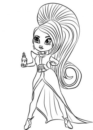 Shimmer and Shine Coloring Pages for Kids ggn8