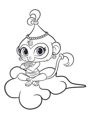 Shimmer and Shine Coloring Pages xzb5