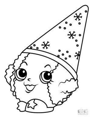 Shopkins Coloring Pages Snow Crush