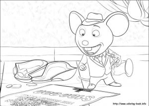 Sing Characters Coloring Pages Mike Is Very Talented Street Artist