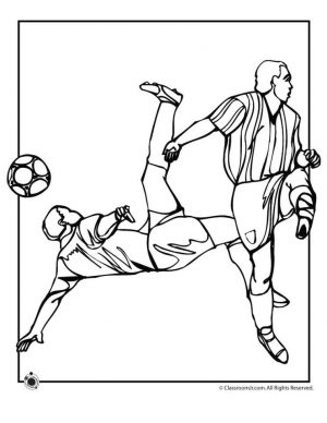 Soccer Coloring Pages Kids Printable – hfl3m