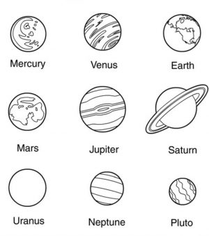 Solar System Coloring Pages Printable rdl8