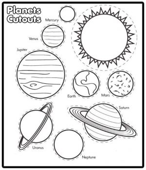 Solar System Coloring Pages for Preschoolers cto2