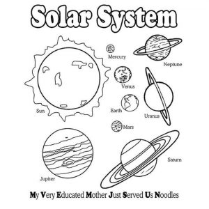 Solar System Coloring Pages for Preschoolers ndl3