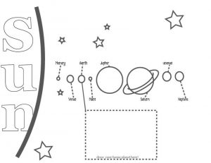 Solar System Coloring Pages for Preschoolers wrk4