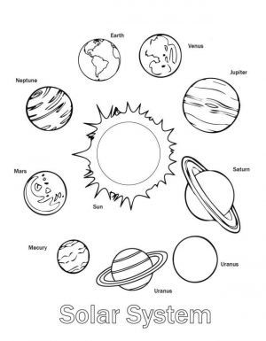 Solar System Coloring Pages lsz4