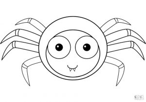 Spider Coloring Pages for Toddlers ct31