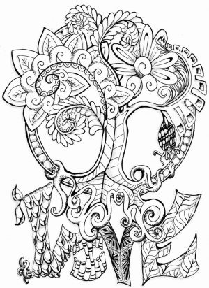 Spring Coloring Pages for Adults Love Blooms in Spring