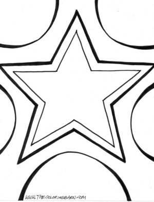 Star Coloring Pages Free Printable for Kids