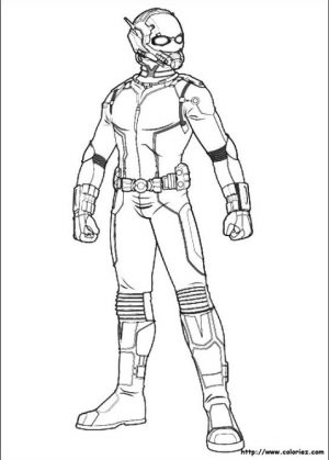 Superhero Coloring Pages Antman